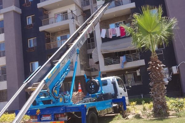 للحصول علي ونش لرفع اثاث بالهرم